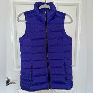The North Face Women Purple Puffer Vest